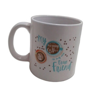 Royal Norfolk Vintage Morning Coffee Is My One True Friend Ceramic Stoneware Mug